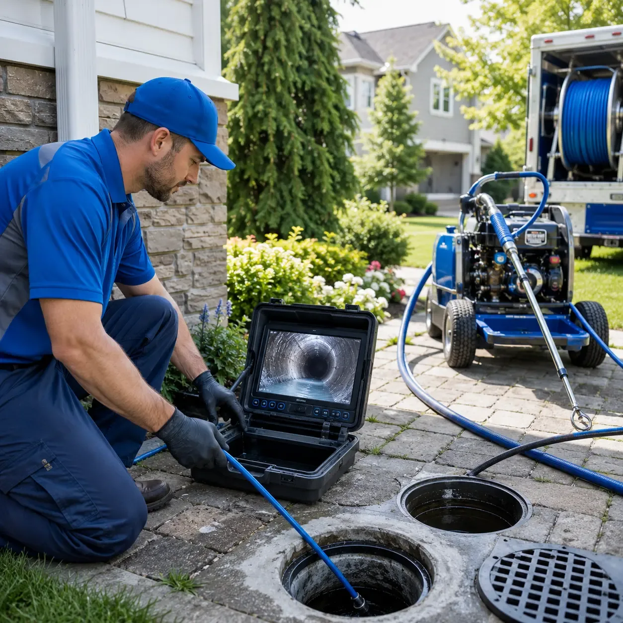 Outdoor drain cleaning professionals serving North Miami, OK